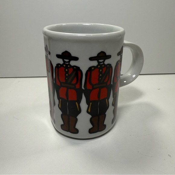 Marc Tetro RCM Mounties Design Ceramic Coffee Mug Canada Collectible - Picture 2 of 5